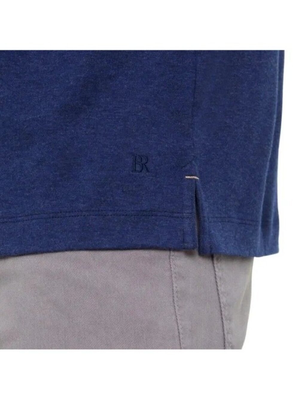 NWT Banana Republic Men's M Blue Luxe Touch Tee Short Sleeve Crewneck - Picture 4 of 10